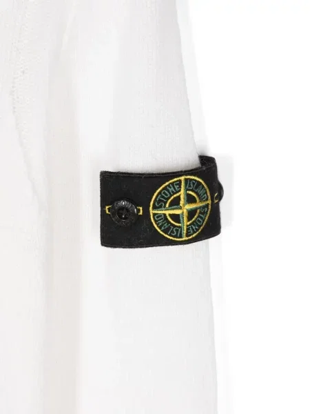 Sweter dziecięcy Stone Island biały