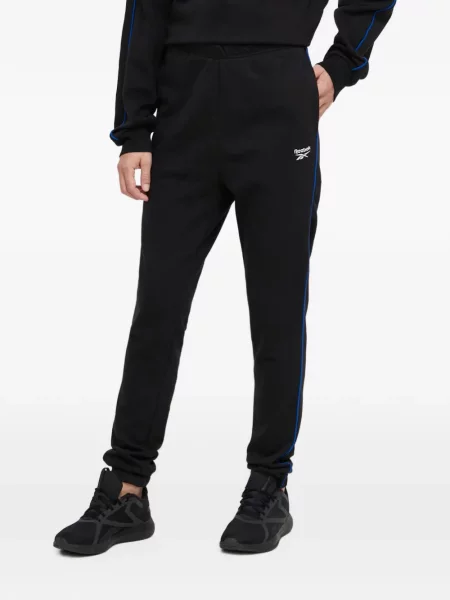 Pantaloni Reebok din fleece negru