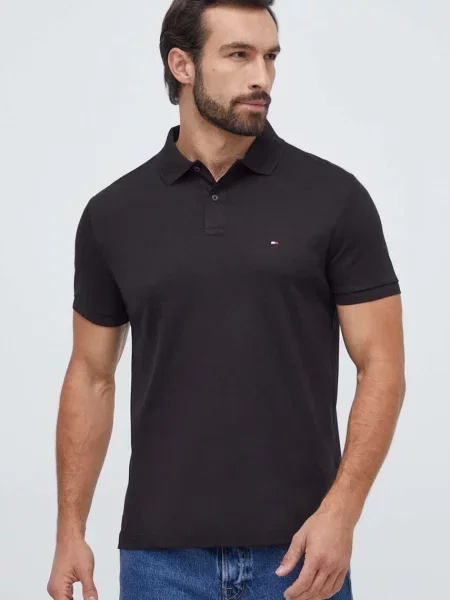 Tommy Hilfiger polo tričko čierna
