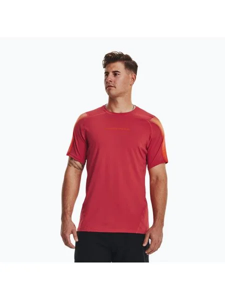 Мъжка тренировъчна тениска Under Armour HG Armour Nov Fitted red червено