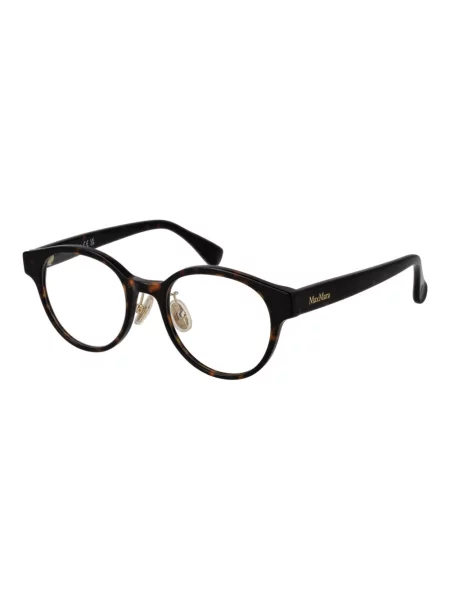 Okulary przeciwsłoneczne Max Mara eleganckie brązowe