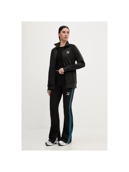 Puma kurtka T7 Track gładka czarny