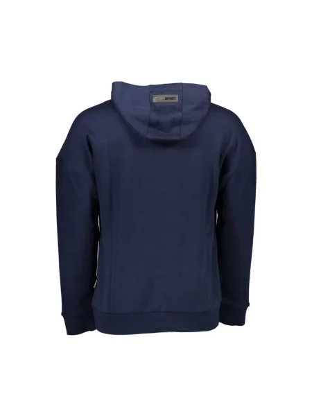 Bluza z kapturem Plein Sport z kapturem niebieska
