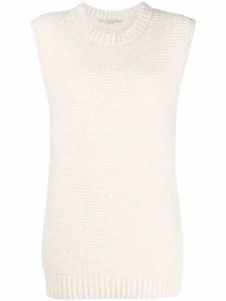 Vestă Stella Mccartney tricotate alb