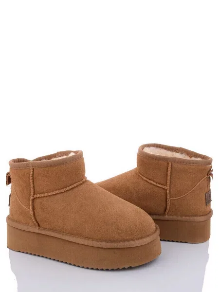 Замшевые сапоги Caroc коричневые