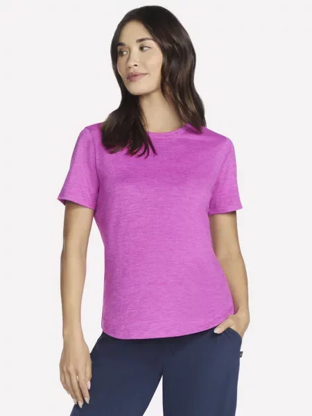 Футболка Skechers Go Dri Swift поліестер/спандекс фуксія
