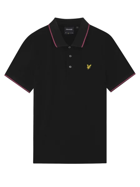 Lyle & Scott Tricou roz pitaya negru
