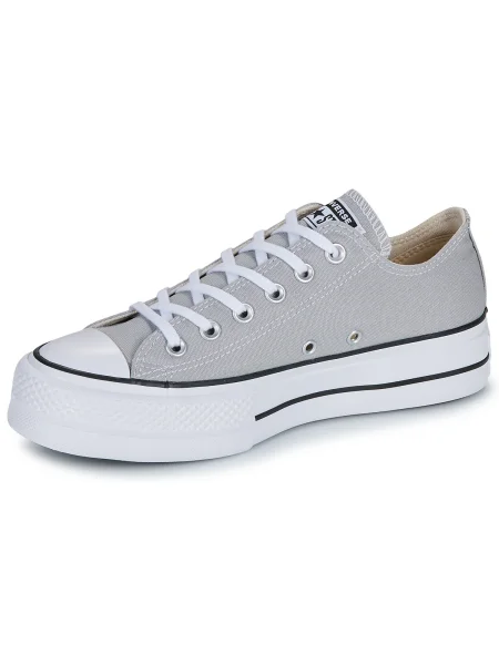 Tenisky Converse Chuck Taylor All Star na platforme sivá