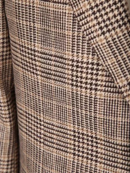 Sacou Lardini în carouri maro