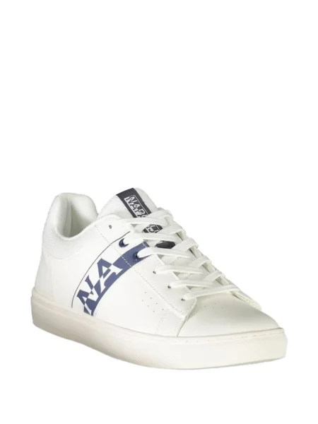 Sneakerși Napapijri cu imagine alb