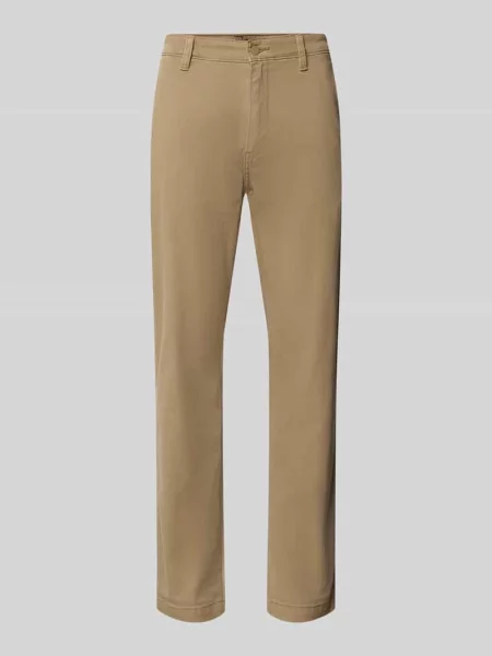 Chinosy w kroju tapered z czystej bawełny model STANDARD TAPER CHINO II' Levi's beżowe