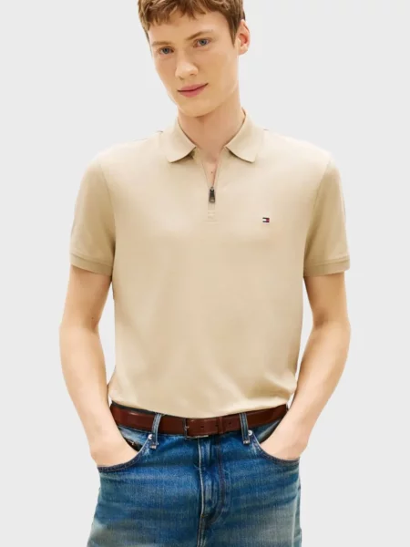 Поло Tommy Hilfiger бежеве