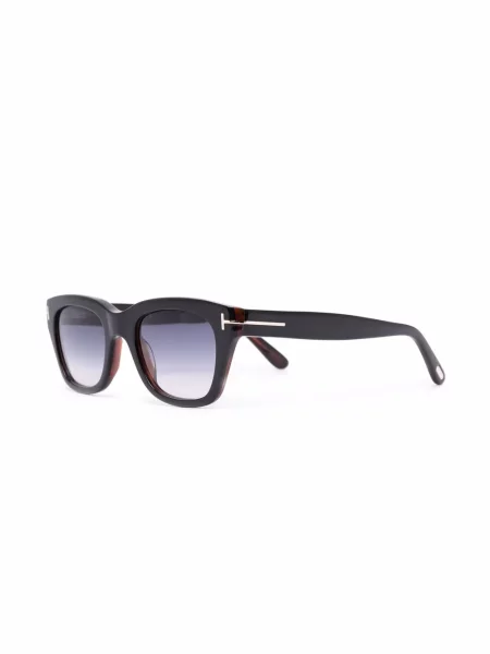 Spalvų gradiento rašto saulės akiniai Tom Ford Eyewear ruda