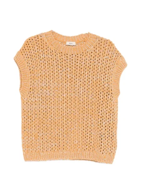 Geacă Herno tricotate portocaliu