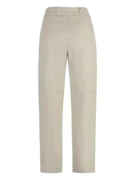 Pantaloni Yves Salomon din piele