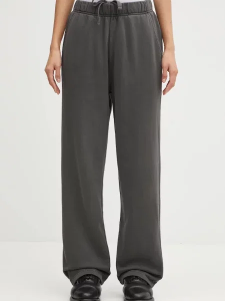 Carhartt WIP pantaloni de trening din W Benton Sweat Pant uni gri