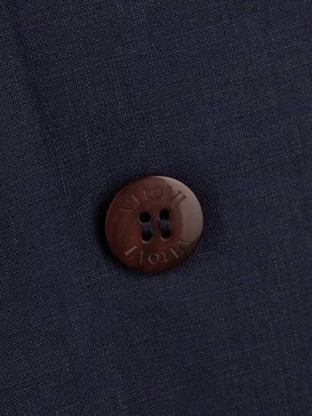 Marynarka Vitovi dwurzędowa niebieska