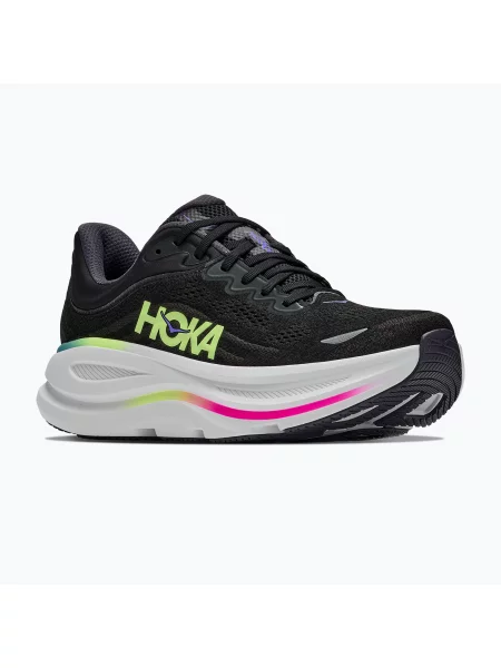 Încălțăminte de alergare pentru bărbați HOKA Bondi 9 black/neon yuzu negru