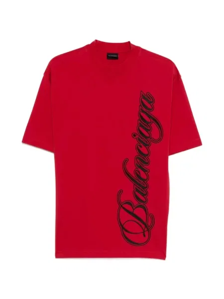 Tricou Balenciaga cu autograf roșu