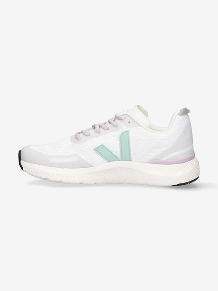 Pantofi Veja din jacard alb