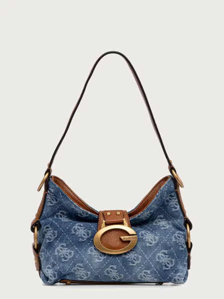 Geanta hobo Guess albastru