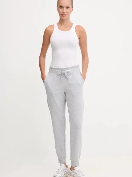 Спортивні штани Dkny однотонні бежевий