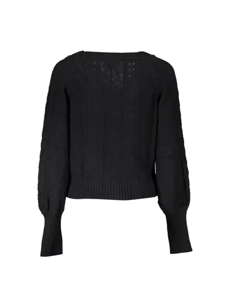 Jeansy Guess z długim rękawem eleganckie czarne