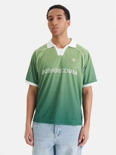 DC Shoes Marškinėliai Soccer Boxy Fit žalia