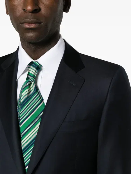 Costum Canali de lână albastru