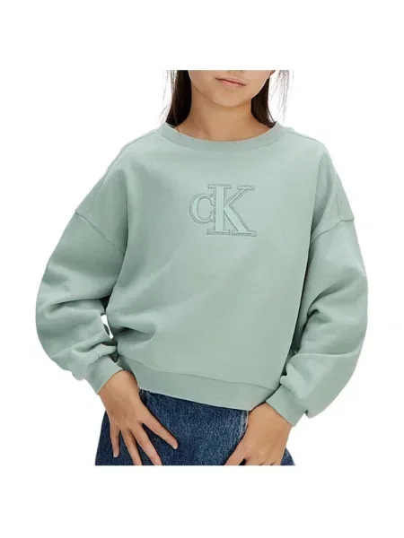 Mikina Calvin Klein Jeans modrá