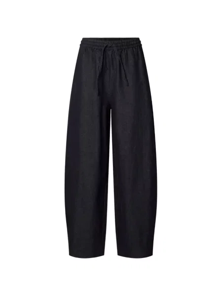 Pantaloni Selected cu cordon albastru