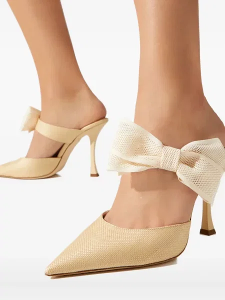 Papuci tip mules Jimmy Choo cu funde