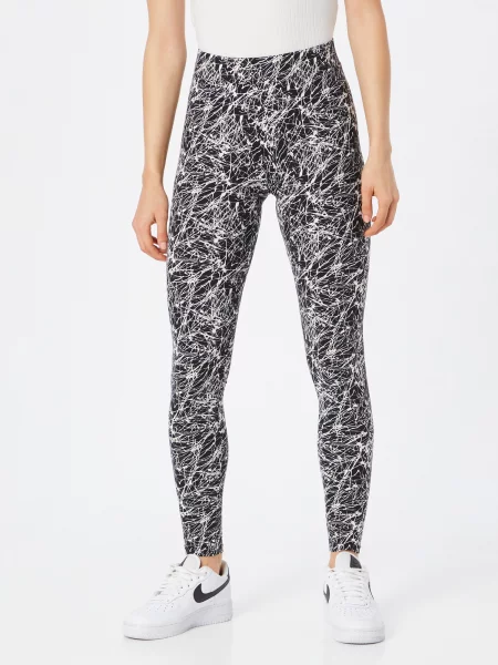 Urban Classics Leggings / alb negru