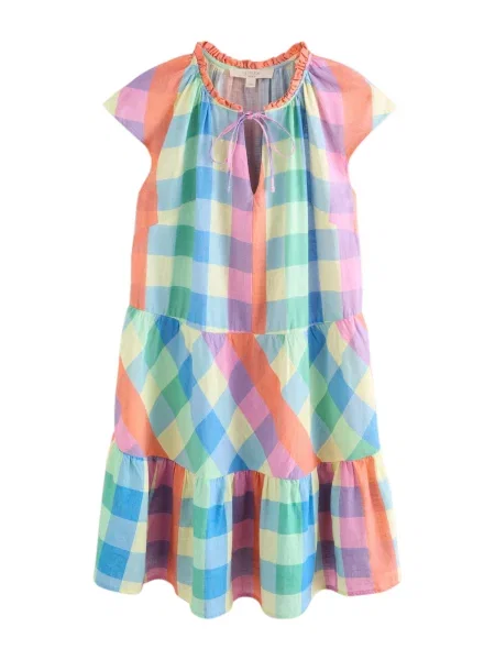 Next Rochie deschis / galben citron / portocaliu deschis / roz deschis albastru