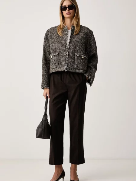 Weekend MaxMara De lână geacă Wkdvento maro