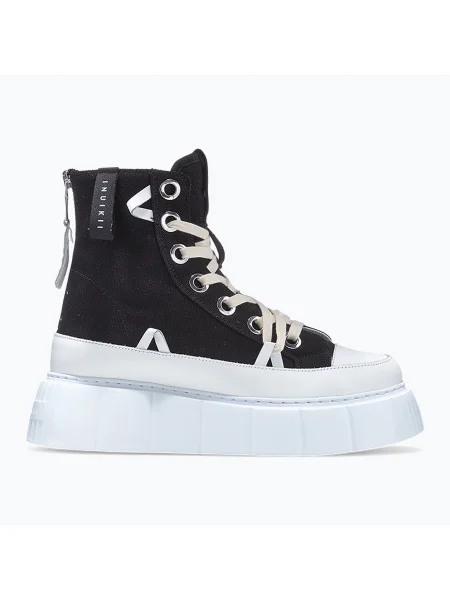INUIKII pantofi pentru femei Matilda Canvas High negru