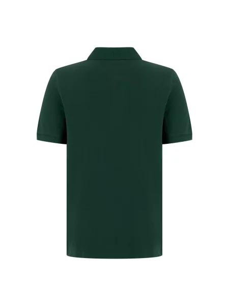 Koszulka polo Maison Kitsune zielona