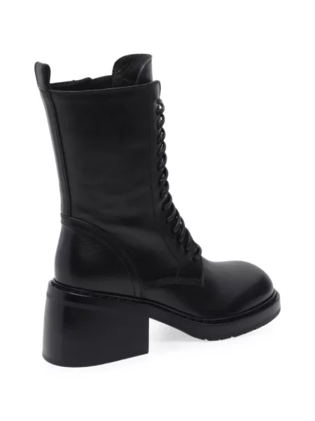 Боти до глезена Ann Demeulemeester с връзки с дантела черно
