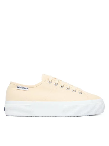 Superga Teniși Platform Leggera bej