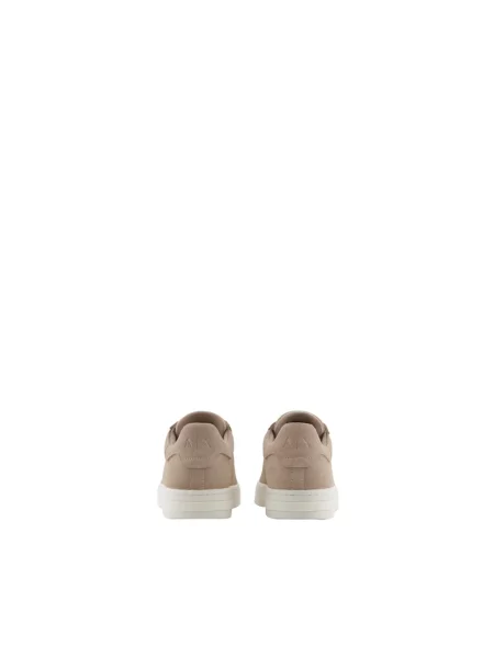 Sneakersy Armani Exchange zamszowe beżowe