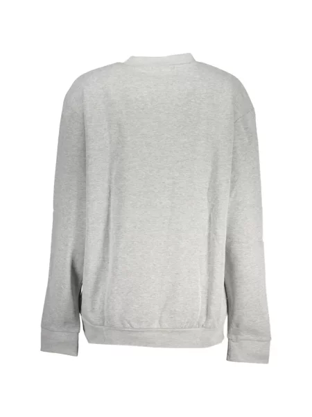 Hanorac crewneck Cavalli Class cu decolteu rotund gri