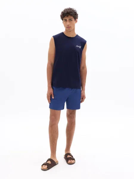 Pantaloni scurți Celio albastru