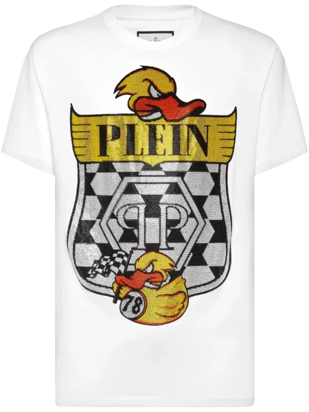 Tricou Philipp Plein alb