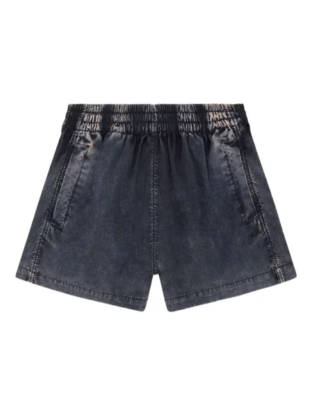 Pantaloni scurți din denim Diesel albastru