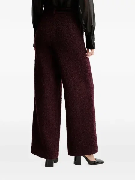 Pantaloni Gestuz tricotate roșu