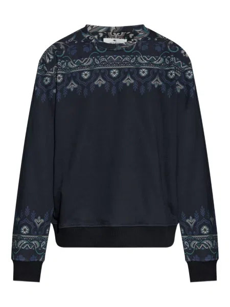 Vesta Etro s printom s paisley uzorkom plava