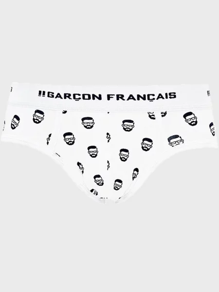 Трусы Garcon Francais белые