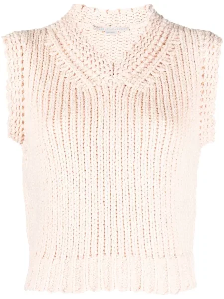 Vestă Stella Mccartney tricotate roz