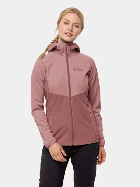 Jack Wolfskin Куртка softshell Go Hike Softshell бордовий