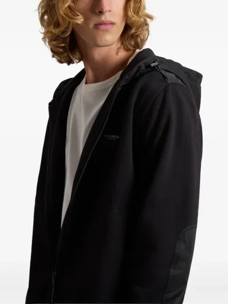 Hanorac cu glugă Woolrich negru